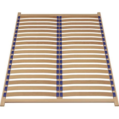 Estructura de cama de 140x200 cm - 36 listones de abedul, duradera y flexible, construcción sólida. (1/5)