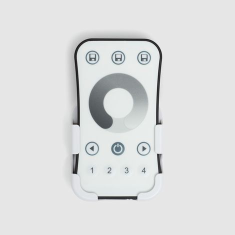 Mando RF para Reguladores RF Monocolor 4 Zonas Blanco