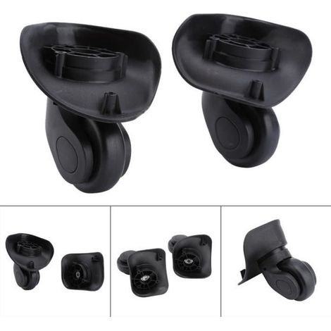 Roue universelle en plastique, roue de valise, roue de remplacement pour valise de voyage valise d'utilisation valise (1/4)