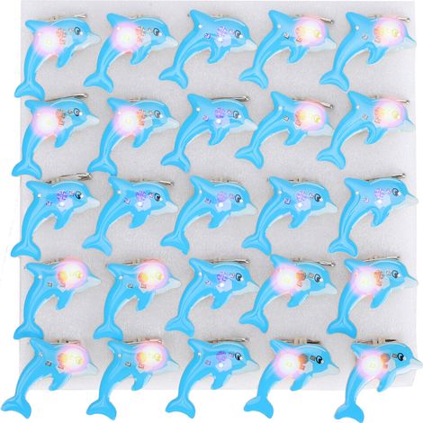 Blinkende LED-Lichterkette in Delfinform – Kreative Weltraumforschung – Kinderzimmerdekoration – Weihnachtsbaumdekoration – Babyzimmer- oder Kinderzimmerdekoration – Hochzeit – Feiertage