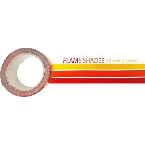 Stripe Linea di Galleggiamento Nautica Adesiva Sfumature Rosso 35 mm x 10 mt (1/5)