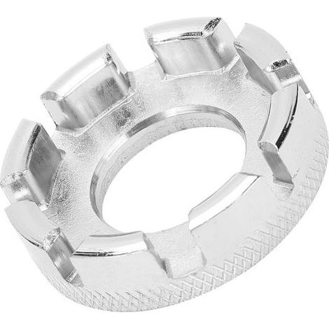 Clé à rayons 8 voies pour vélo, clé pour écrous de rayons, outil de réparation de jantes, argent (1/5)