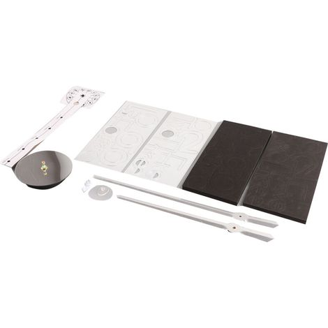 Minimalistische Wanduhr  Rahmenlos  Geräuschlos  Acryl und Metall  193 g  Für Wohnzimmer und Büro