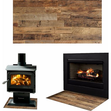 BASE DE CHIMENEA DE CRISTAL TEMPLADO DIMENSIONES DEL CRISTAL 52x45cm GRÁFICOS PARQUET (1/5)