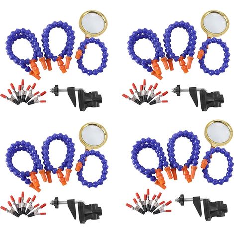 Poste de Soudure de Table D'ÉTau de Table D'ÉTau avec 20Pc Bras Flexible Support de Fer à Souder Pcb Soudure Réparation Troisième Main Outil (1/5)