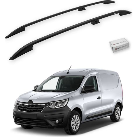 TURTLE kompatibel mit Renault Express 2021-2025 Dachreling Crown Schwarz (1/5)