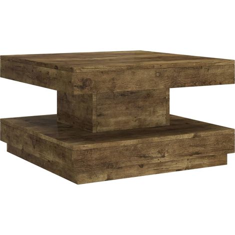 Maison Exclusive - Couchtisch Dunkelbraun 60x60x35 cm MDF