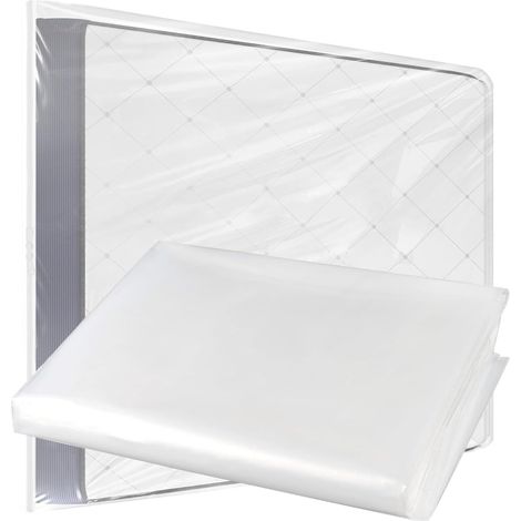 Housse Protection Matelas en Plastique, Housse de Protection en Plastique pour Matelas 120 x 220 CM, Housse Matelas Demenagement, Imperméable pour Le Transport Déménagement Stockage (1/5)