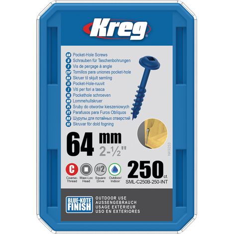 Vite a tazza Blue-Kote™ Maxi-Loc da 64 mm, 250 - SML- KREG - C250B-250-INT