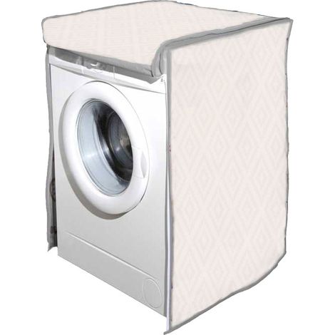 COPRILAVATRICE IN TESSUTO 60X60X80CM IN COLORE BIANCO