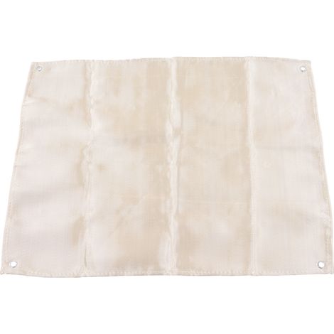 Couverture anti-feu en fibre de verre, résistante aux hautes températures, couverture ignifuge d'urgence (1/5)