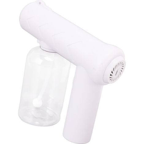 Vaporisateur de nettoyage nano rechargeable à lumière bleue, vaporisateur d'alcool portable pour la maison, le jardin et l'école, 380 ml, blanc (1/5)