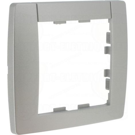 Plaque Hager Kallysta WK491 titane 80x80mm – Montage simple et élégant – Finition moderne pour intérieur