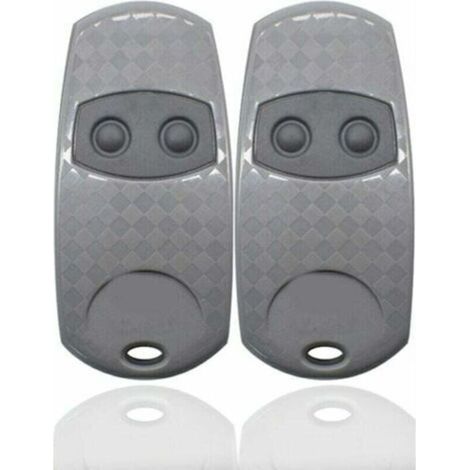 Télécommande Universelle Portail, Came Top 432EE Lot de 2 Telecommandes Portatives 433, Compatibles avec télécommande de Porte et de Garage Top432NA/432/432EV/432A /432M/432S T432/433.92MHz (Siber,TRI (1/5)