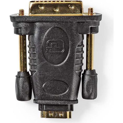 Nedis CVGB34912BK adaptador HDMI a DVI negro oro