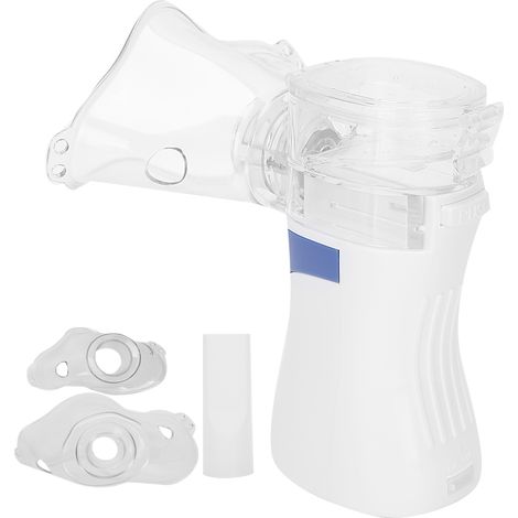 Nébuliseur Ultrasonique Portable Adulte Enfant - Inhalateur Thérapie Respiratoire Bleu (1/5)