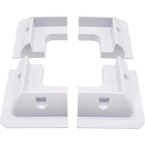 Lot de 4 supports de montage pour panneau solaire - Sans perçage - Résistant aux UV - Largement utilisés sur les toits de camping-car, bateaux, caravanes, camping-cars (1/4)