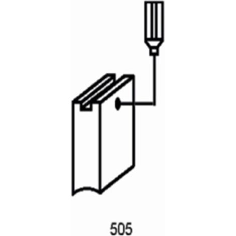 escobillas metabo 1824 5.0x10.0x16.0 bl 2 un.desconexion automat