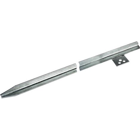 Piquet de terre profilé 50x50x3 mmSt/tZn (1/2)