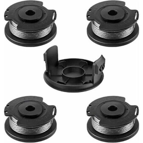 Spule für BOSCH, 4+1 Ersatz-Nylonspulen F016800569/F016800385, Spule für Bosch EasyGrassCut, kompatibel mit 23SL/26S (Durchmesser 1,65 mm, Länge 4,9 m). (1/5)