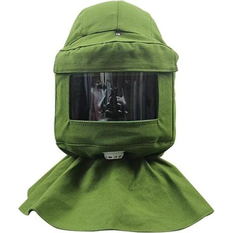 Masque de protection anti-sablage – Toile de haute qualité – Casque de sécurité intégré – Protection contre la poussière et le vent (1/5)
