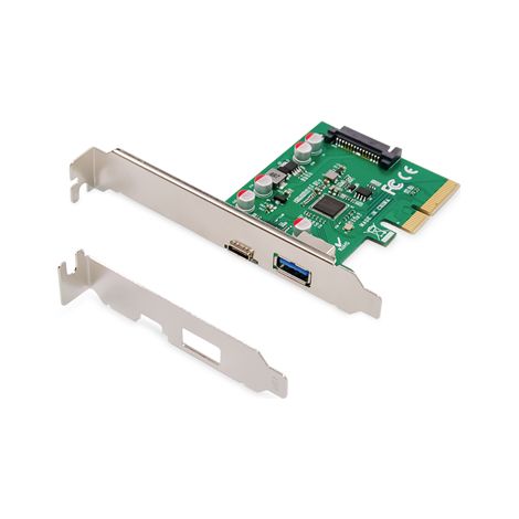 Digitus Carte PCIe, USB Type-C™ + USB-A (1/5)