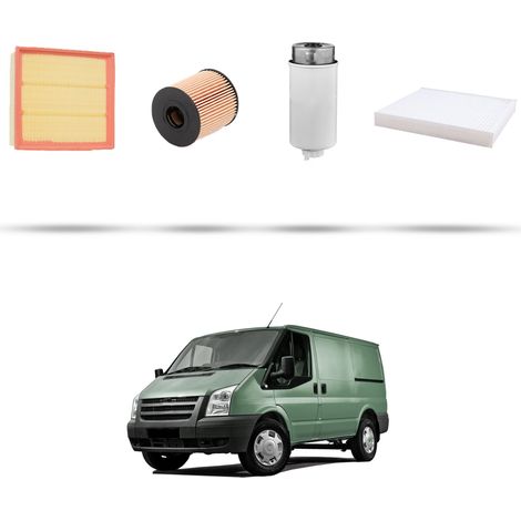Kit tagliando 4 filtri compatibile con Ford Transit 2007 2.2 TDCi 103kw dal 2006 (1/5)