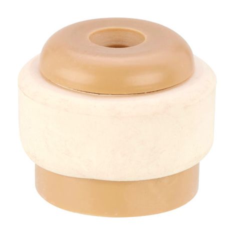 butoir de sol en plastique beige D32 H26 (1/2)