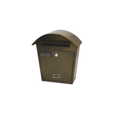 CASSETTA POSTALE CON TETTO CURVO PER ESTERNO  cm.36x13x37h.    MILLE