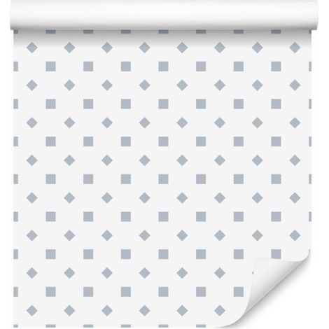 Papier peint à pois aux formes douces, disposition libre 50x1000 cm (1/5)