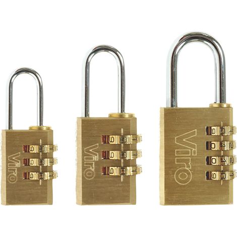 LUCCHETTI AD ARCO A COMBINAZIONE CON 3 DISCHI 406 - FER 410915 (1/4)