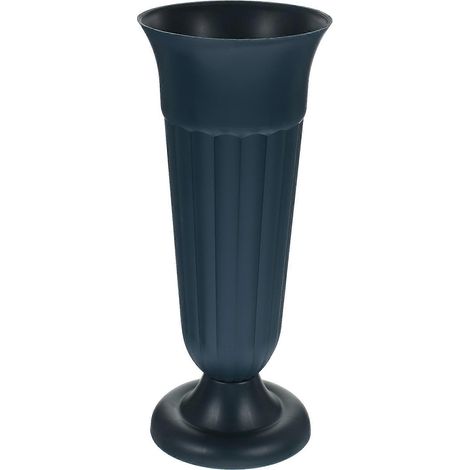 Urne funéraire, vase commémoratif, ornement, porte-fleurs pour cimetière, décoration, pot de fleurs pour tombe-25.50X10.50X10.00CM