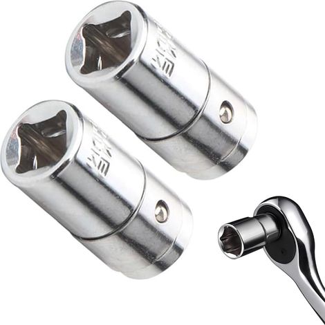 Adaptateur Douille Carrée Vers axe Hexagonal,2 PCS Convertisseurs à Choc (1/5)