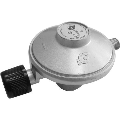 tepro Garten 8567 Gaskartuschen-Druckregler Silber (matt) (1/2)