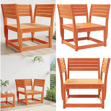 Chaise de jardin cire marron bois de pin massif - Chaises De Jardin - Canapé De Jardin - Mobilier De Jardin - Chaises Extérieures - Meubles De Jardin - Home & Living (1/5)
