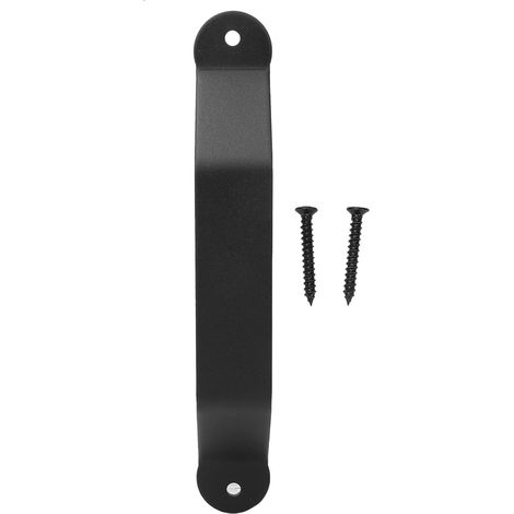 Poignée de porte, poignée de porte coulissante de grange antique, poignée de tiroir, d'armoire, de garde-robe, quincaillerie noire (1/5)