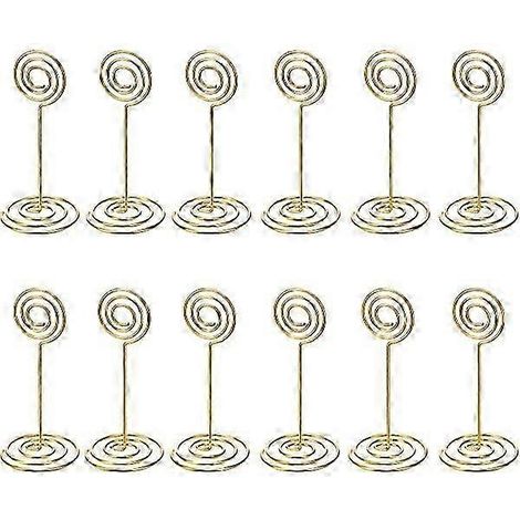12-pack Table number Card holder Photo holder Stand Place (1/4)