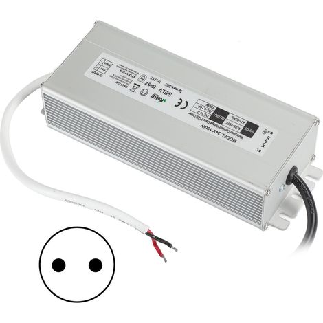 Alimentation LED étanche IP67 haute efficacité, petite taille, sécurité, AC 100-265V prise UE, sortie 24V (1/5)