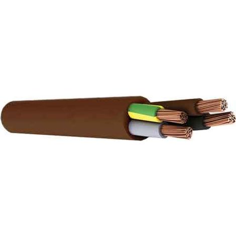 CAVO QUADRIPOLARE 'MARRONE' Sezione 4x1 mm Q.TA 100
