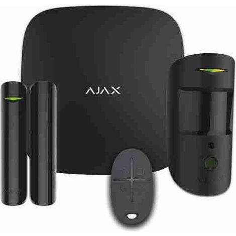 AJAX - 20291 - KIT CON HUB 2 (2G), MOTIONCAM, DOORPROTECT E SPACECONTROL. COLORE NERO.