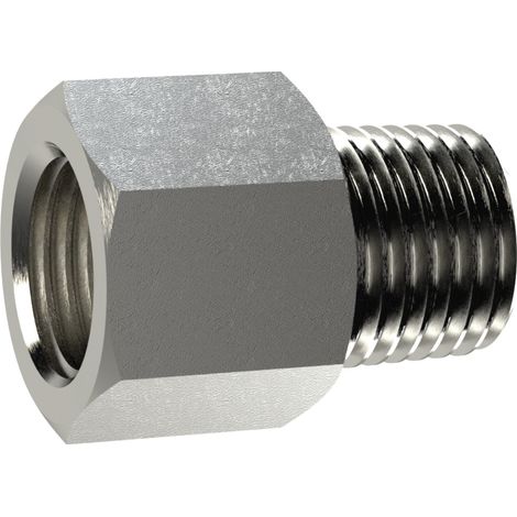 Riegler Verlängerungsstück, kurz, R 1/8 a., G 3/8 i., SW 22, MS vern. (1/2)