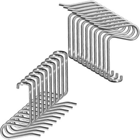 Lot de 20 attaches pour fil de fer barbelé de 1/4 de pouce pour clôtures de jardin et de ferme. (1/4)
