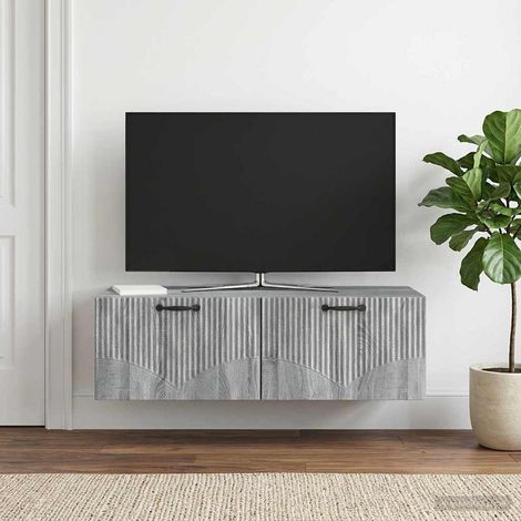 Wandmontierter TV-Schrank Graues Sonoma 98 x 41 x 30 cm (1/5)