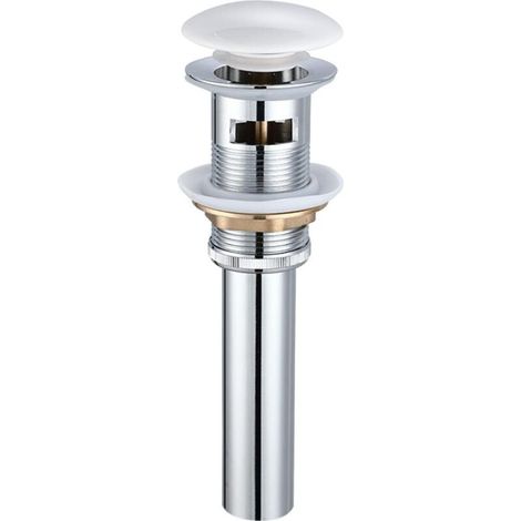 Scarico per lavabo da bagno, kit di scarico per lavabo da bagno, scarico per lavabo da bagno, in ottone, scarico per lavabo con troppopieno e tappo