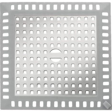 Grille de sol en acier inoxydable 12,5x12,5 cm pour douche, cuisine, lavabo. (1/5)