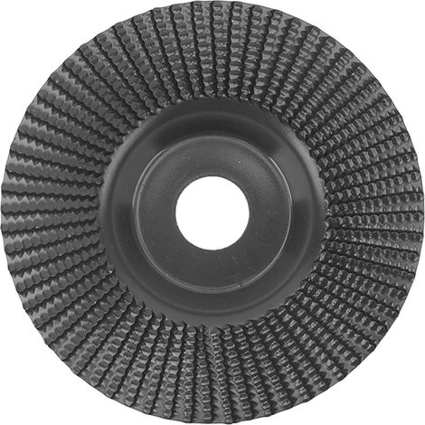 Disque à sculpter le bois, roue de façonnage 125 mm en carbure de tungstène, accessoire pour le travail du bois, noir (1/5)