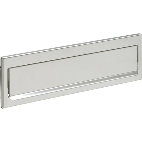 ARREGUI C601 Copri fessura buca delle lettere in Acciaio per Porte o Cancelli Esterni, Portalettere Esterne, Apertura 23 x 3 cm, Resistente alle Intemperie, Misura 24,8 x 7,3 cm, Inox