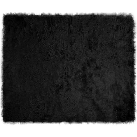 Maison Exclusive - Tappeto in finta TAFALLA Nero 200 x 280 cm Poliestere