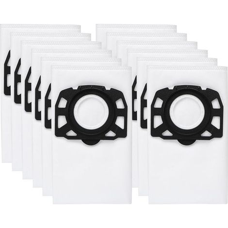 12-pack dust bags for Kärcher WD5/WD6/MV4/V5/V6 vacuum cleanersIt is the ideal choice for you. (1/4)
