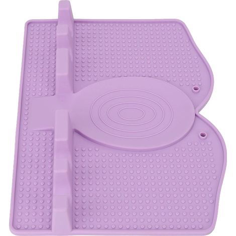 Silicone utensil rest, non-slip spoon rest with drip-proof pad for kitchen counter protection, large utensil holder for spoons and spatulas (1/5)